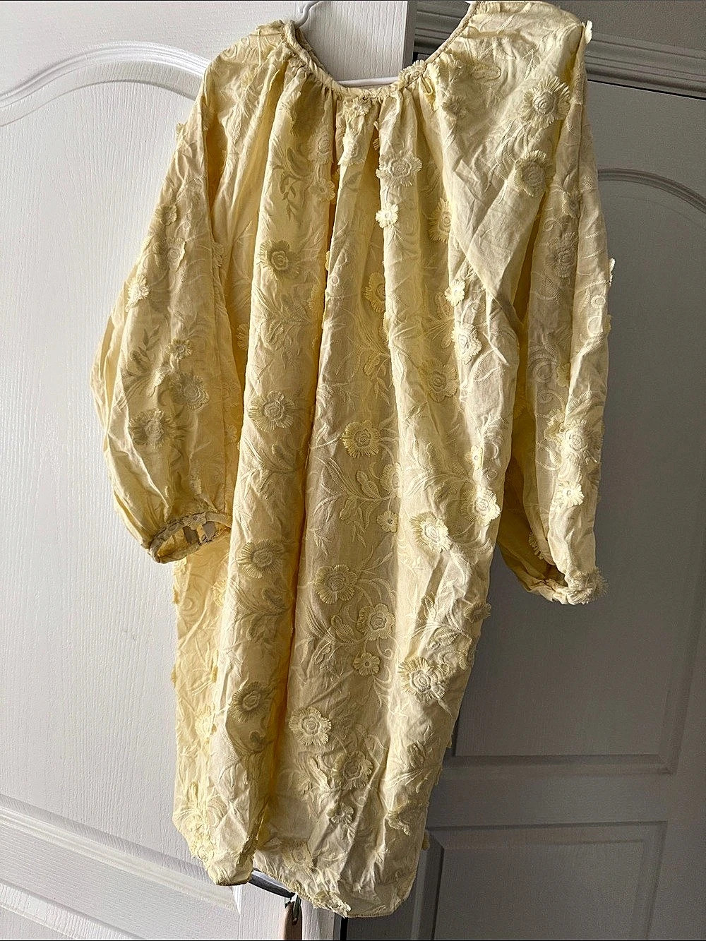 Floral Yellow Mini Dress